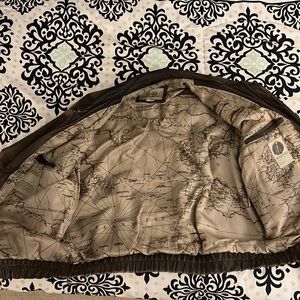 Vintage Leather Bomber